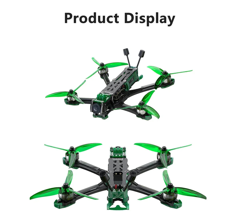 GEPRC MARK5 O4 Pro 5-Inch 6S FPV Freestyle Drone - High Precision Flight Tidesmit