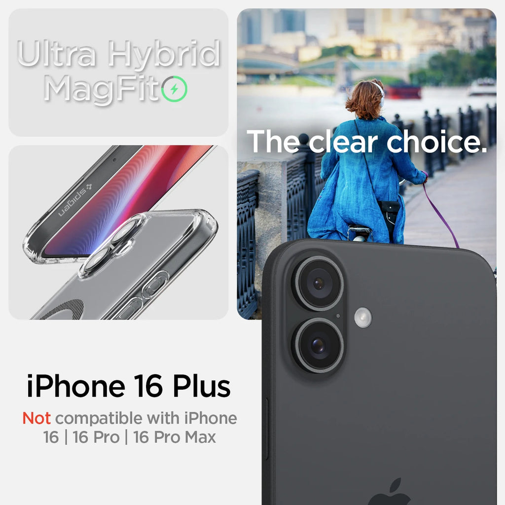 iPhone 16 Plus MagSafe Hybrid Case: Military-Grade Drop Protection Tidesmit