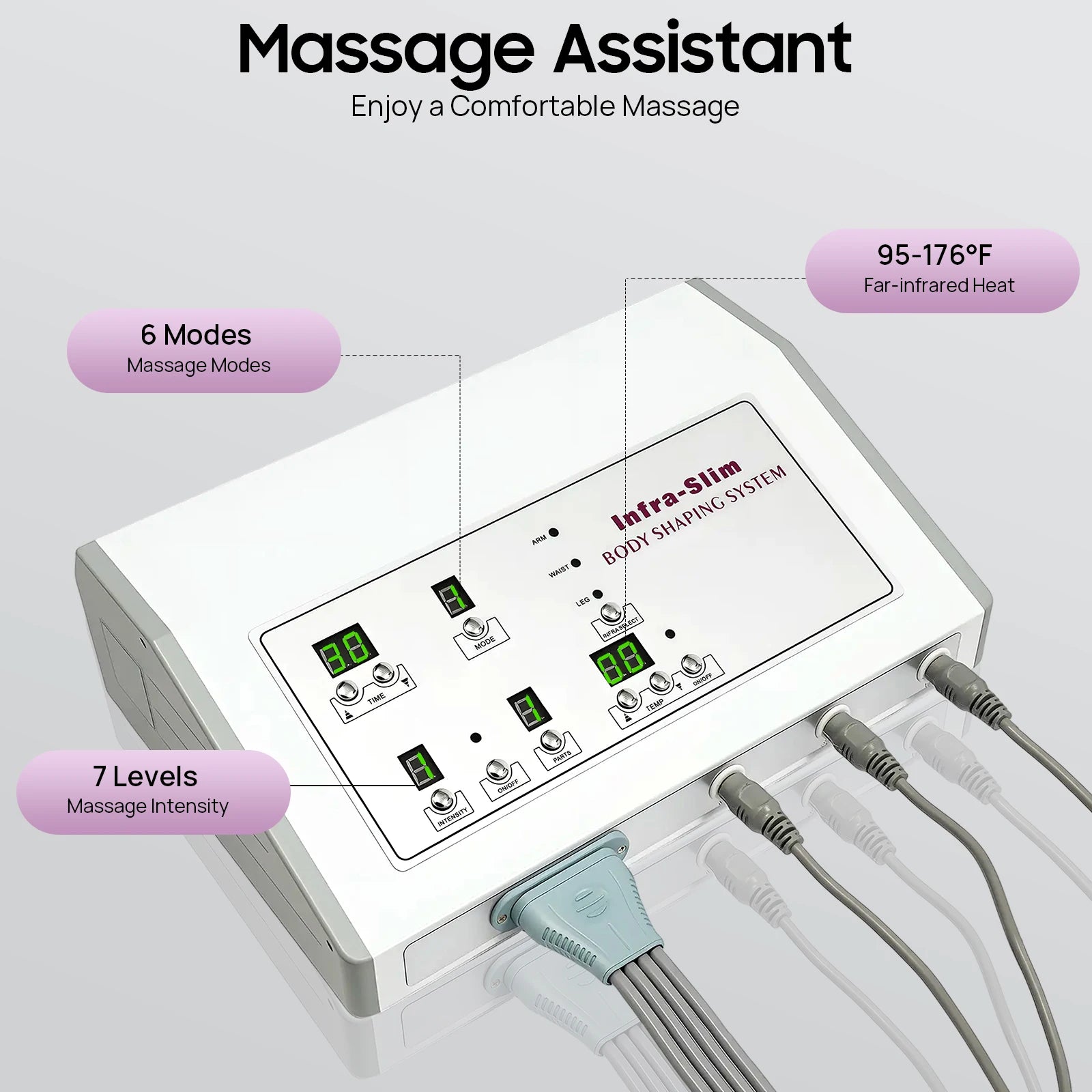 Full Body Massage Suit with Infrared Heat Therapy - 220V Portable Device Body Shaping Massage Equipment Tidesmit