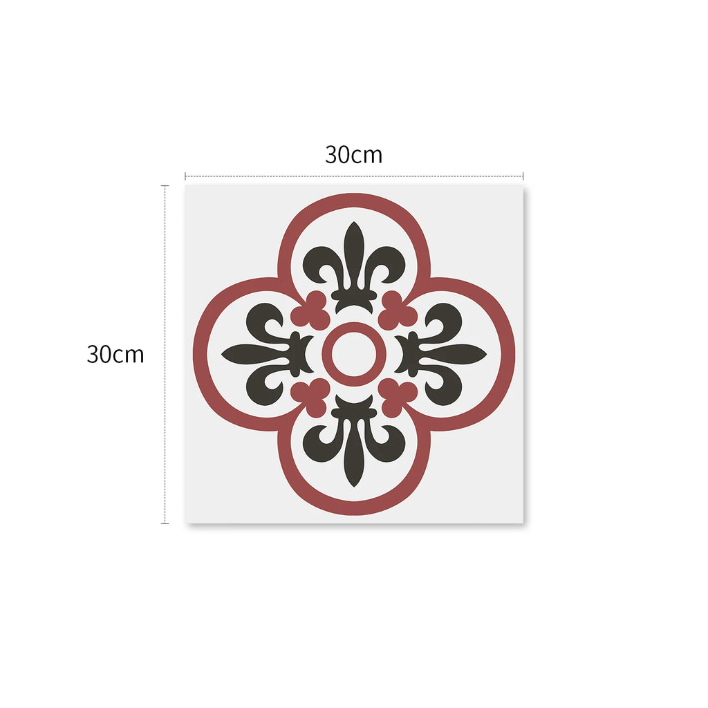 Peel and Stick Floor and Wall Tile Waterproof  Flooring for Bathroom, Vinyl Self Adhesive Flooring Tile 6PCS Backsplash