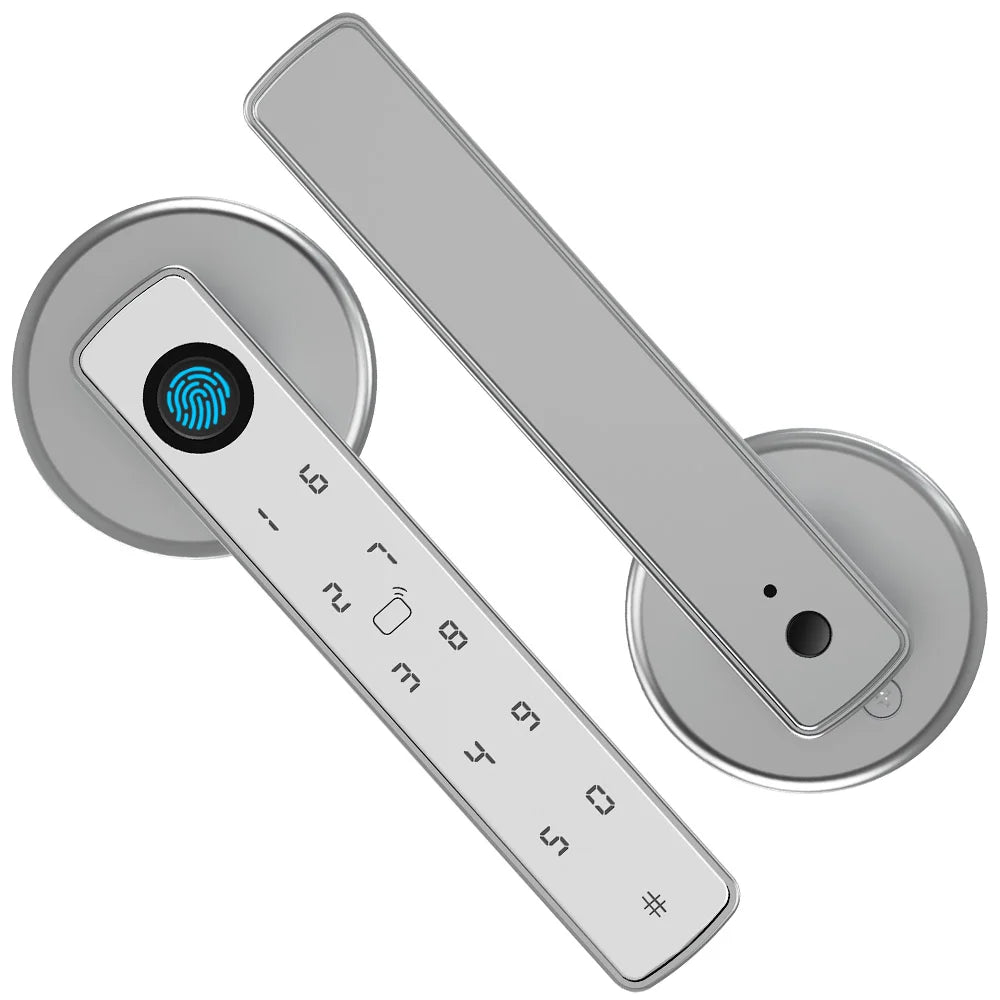 Tuya Bluetooth Smart Door Lock Fingerprint Keyless Entry Smart Life Control Auto Lock One-Time Passcode for Home Office Bedroom