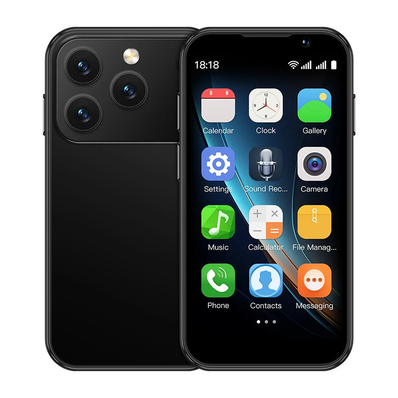SOYES i17 Mini Android 9.0 Smartphone 3.0 Inches 2GB RAM 16GB ROM Dual SIM Standby Dual Camera Play Store 3G Little Phone