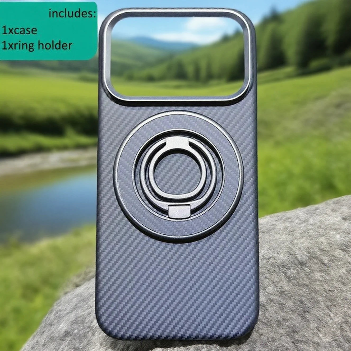 Aramid Fiber iPhone 17 Pro Max Case | Slim Military-Grade Cover Black 600 Denier-1 Tidesmit