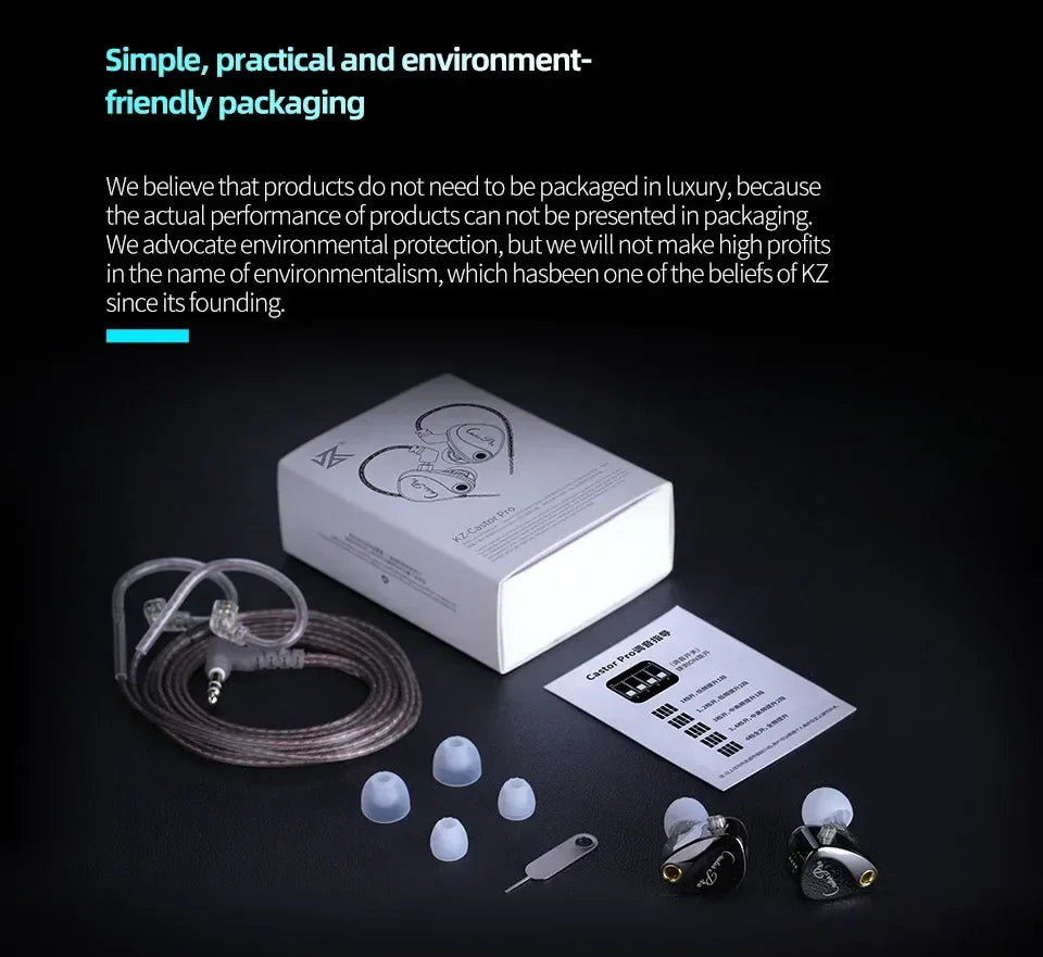 Tidesmit Dual Dynamic Driver Hi-Fi Wired In-Ear Monitors Tidesmit