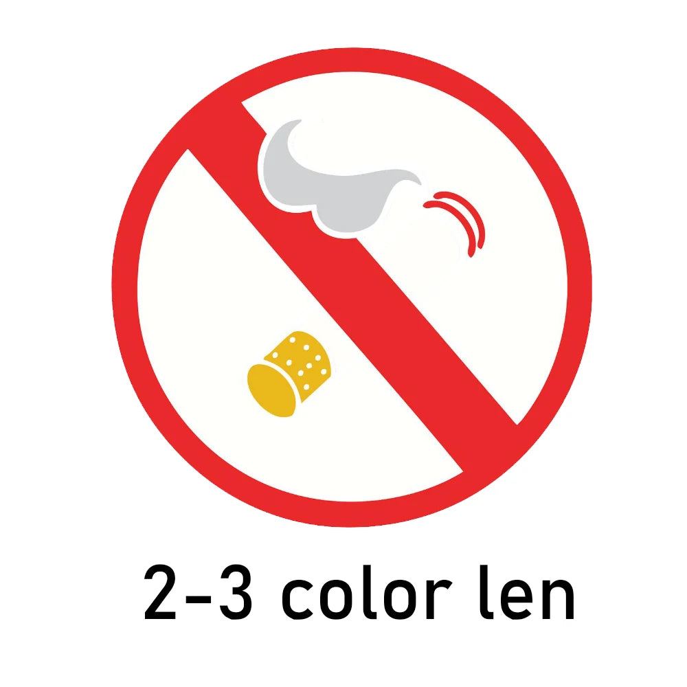 2–3 color gobo logo icon with crossed symbol overlay