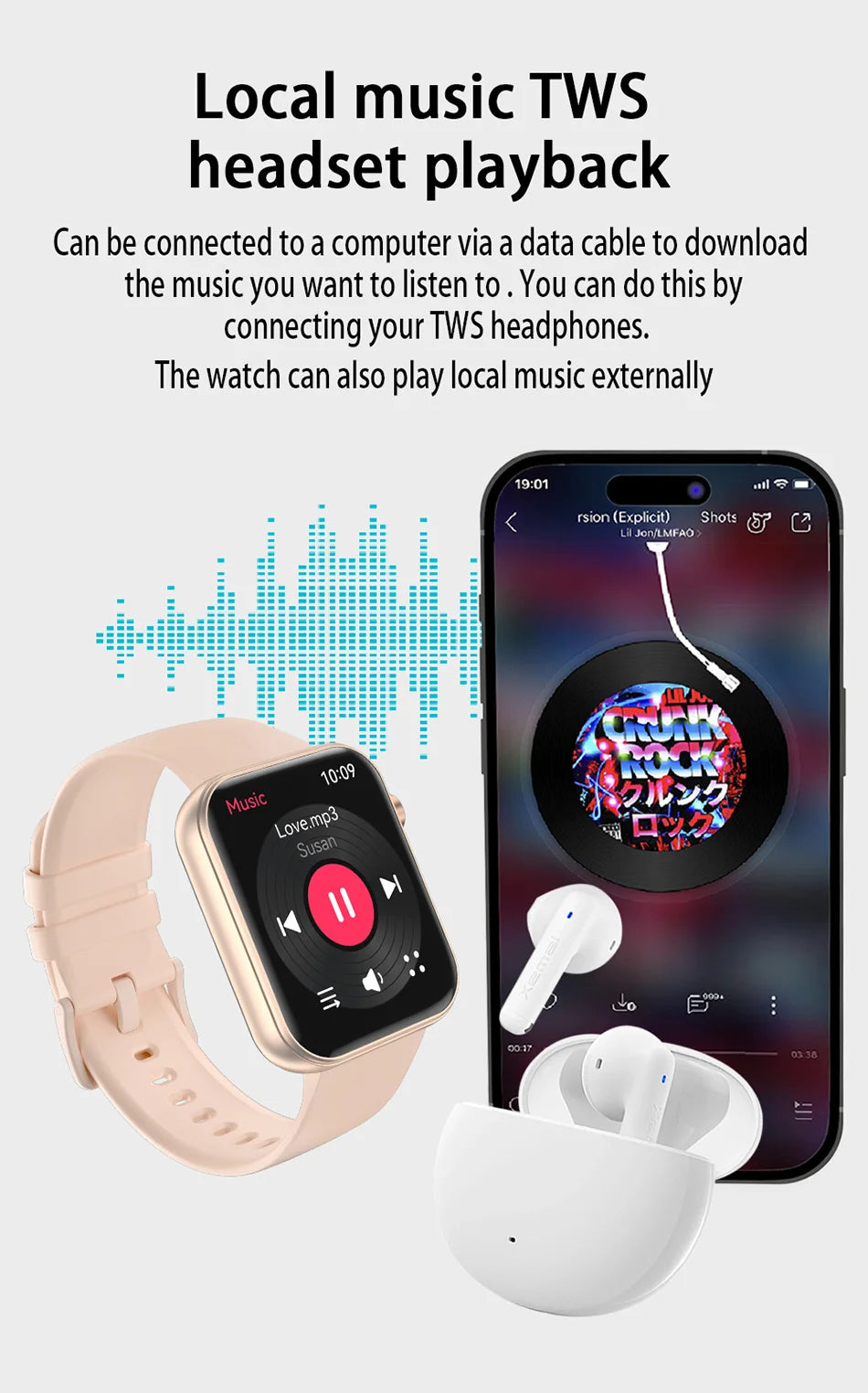New Smart Watch Women Men Camera Take Photo Record Video Heart rate Sports Fitness Waterproof Bluetooth Call For Android iPhone
