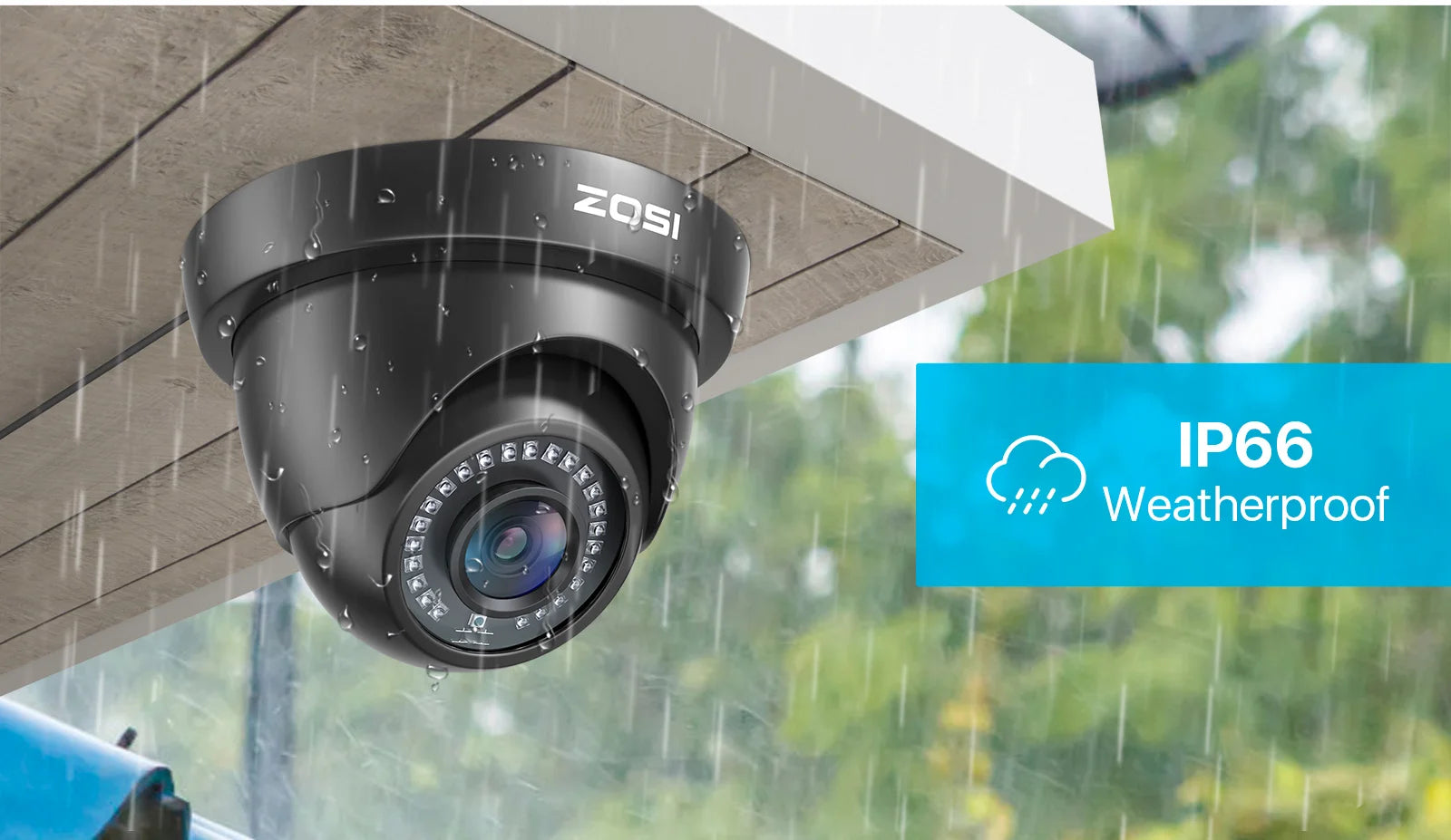 ZOSI 8CH Security Camera System H.265+ 5MP Lite HD-TVI Video DVR recorder 4x1080P Indoor Outdoor Wired Surveillance CCTV Cameras