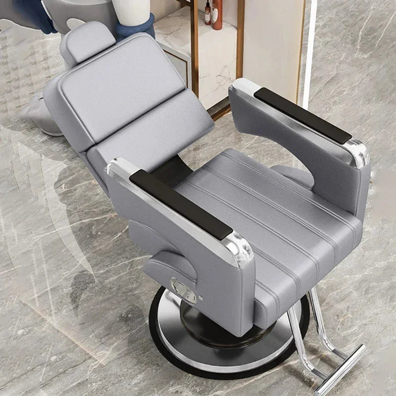 Barber Chair 360° Hydraulic Reclining Salon Station - Durable EU Design Massage Chairs Tidesmit