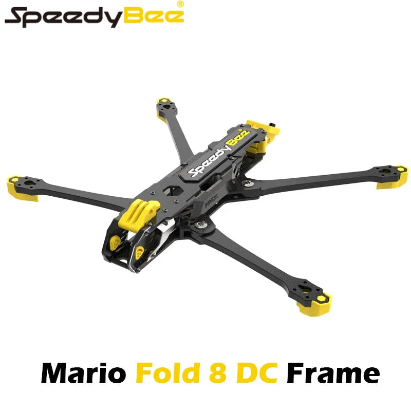SpeedyBee Mario Fold 8 DC Long Range 8-Inch Drone Frame for High-Performance Flight Default Title Tidesmit