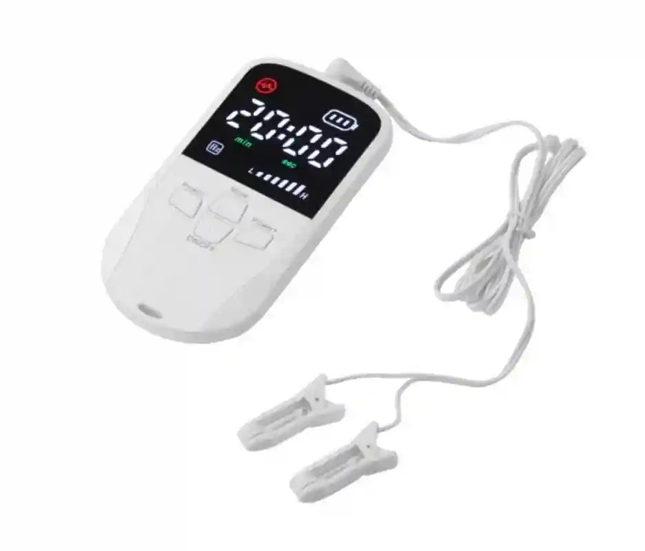 Vagus Nerve Stimulation Device for Sleep - Portable White Ear Clip Relaxation Treatment Tidesmit