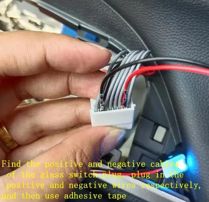 LED Ring Light Interior Door Handle Kit - 4Pcs Circular B Model Tidesmit