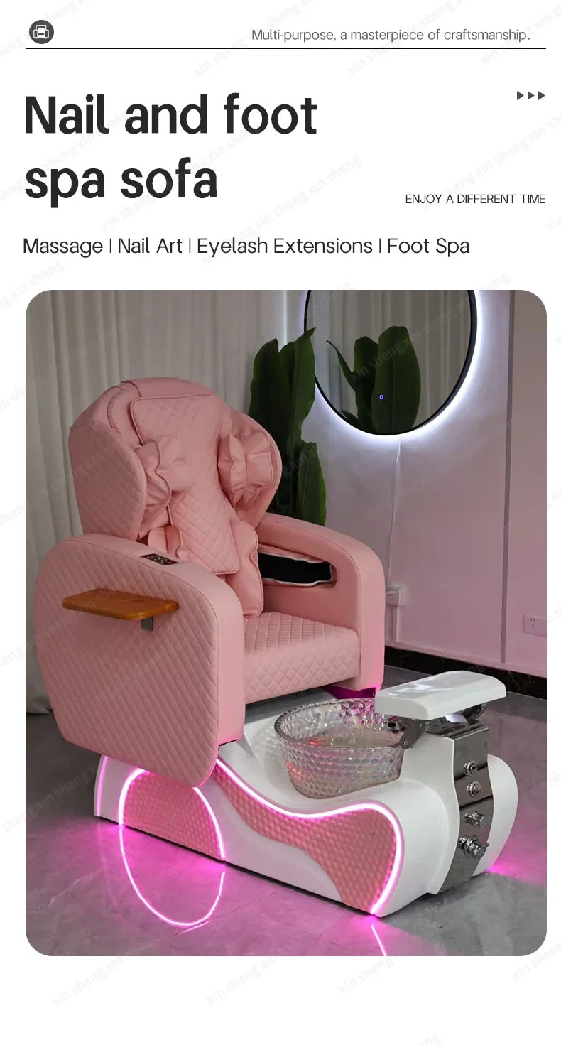 Massage Chair for Pedicure Spa - Automatic Reclining Electric Massager Massage Chairs Tidesmit