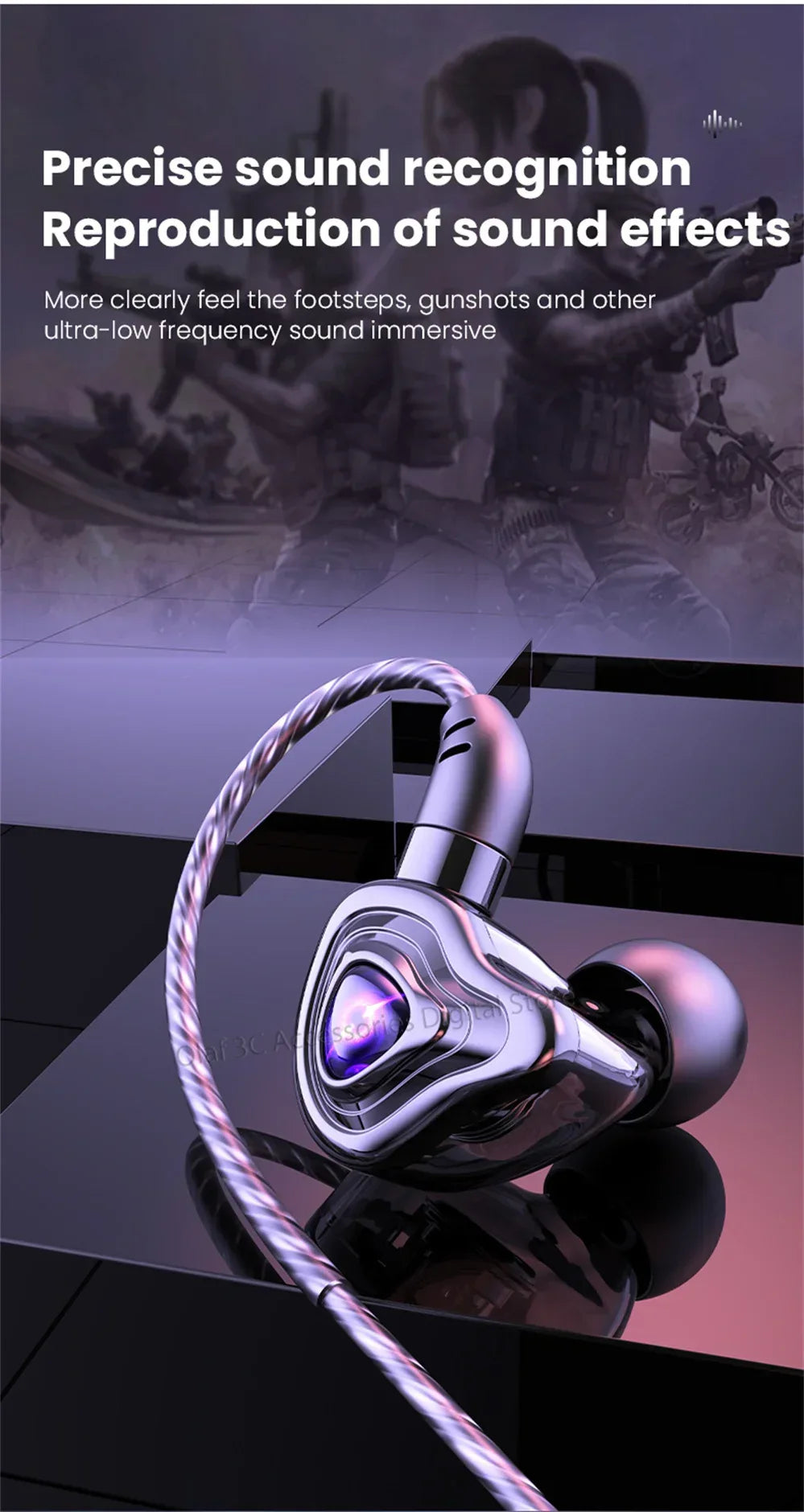 Tidesmit USB-C Wired Earbuds with 9D HiFi Stereo Bass - S16 Series Tidesmit