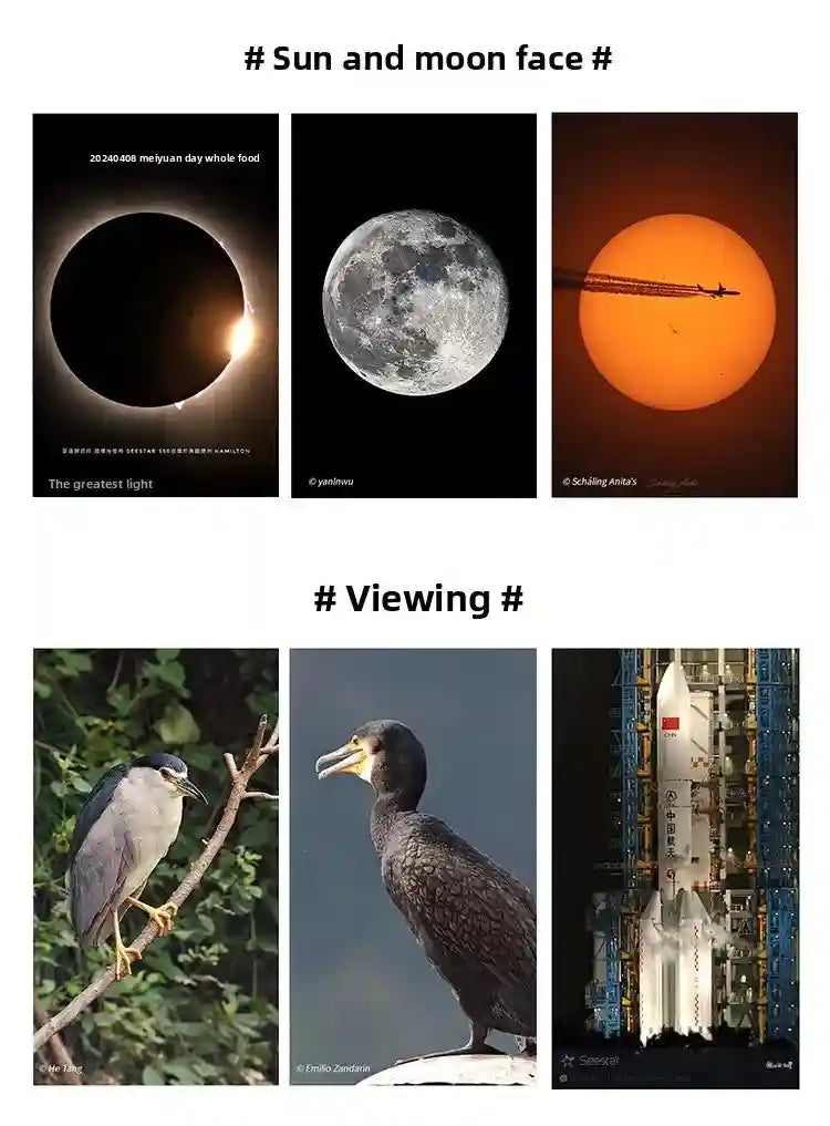 Seestar S50 Smart Telescope | All-In-One Digital Stargazing Kit Tidesmit