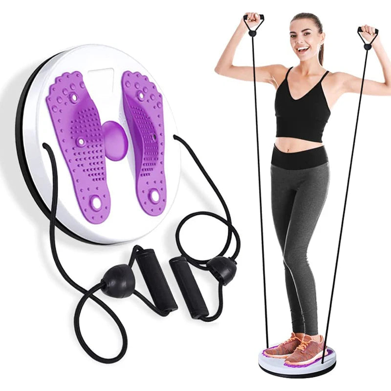 Waist Twisting Disc for Abdominal Toning - Magnetic Fitness Tool Body Shaping Massage Equipment Tidesmit