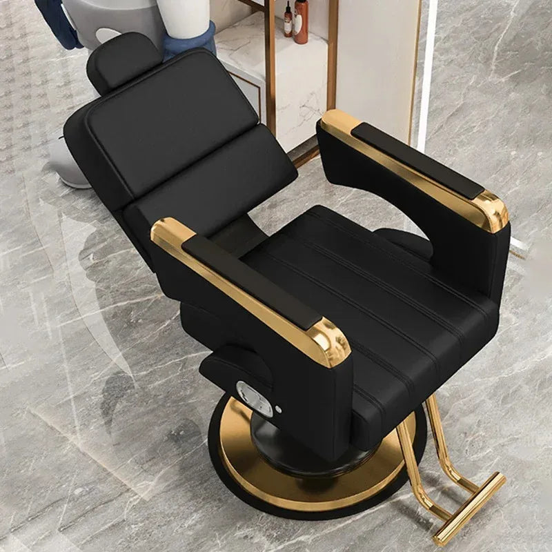 Barber Chair 360° Hydraulic Reclining Salon Station - Durable EU Design Massage Chairs Tidesmit