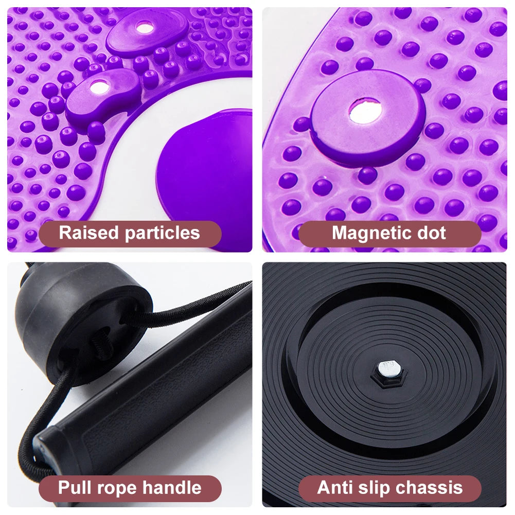 Waist Twisting Disc for Core Workout - Portable Fitness Board Body Shaping Massage Equipment Tidesmit