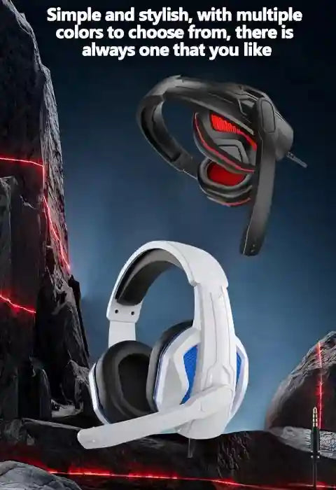 Wired Over-Ear Headphones with Adjustable Padded Fit | Tidesmit Tidesmit