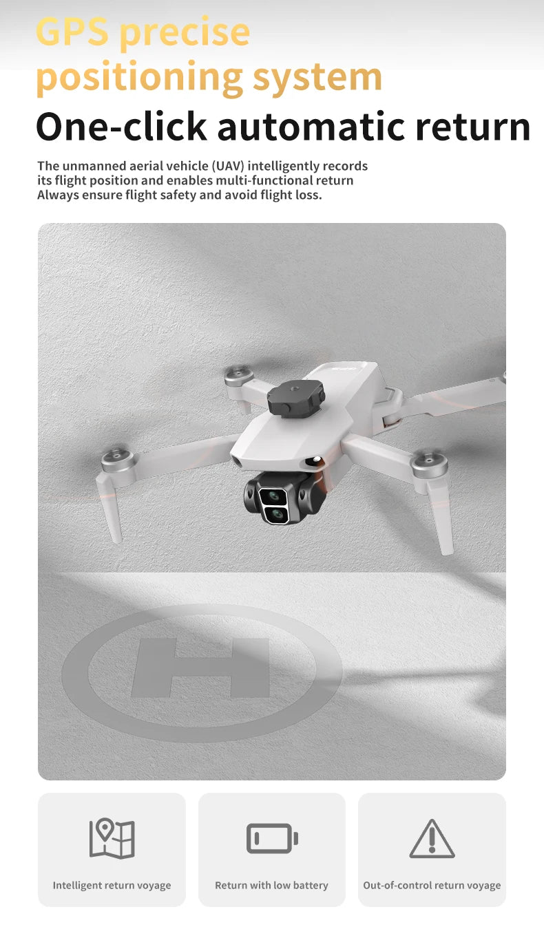 GPS Drone with 4K Camera and Obstacle Avoidance - Tidesmit L106-1PRO Tidesmit