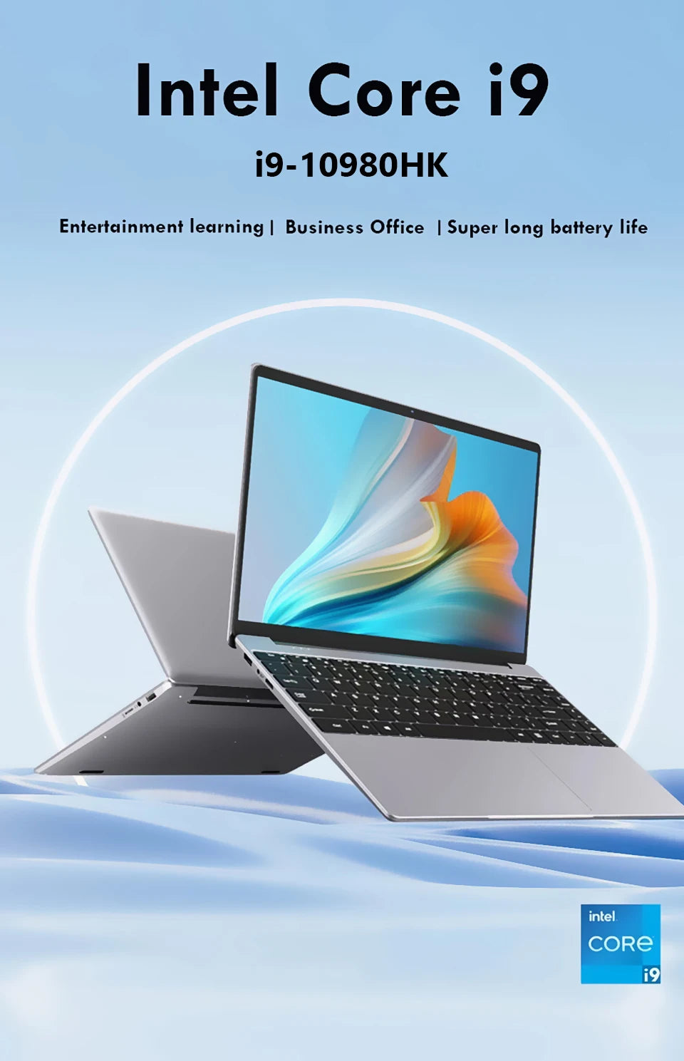 2026 Gaming i9 Laptop Windows 11 14.1"Intel Core i9 10980HK Computer 16GB RAM 1TB 2TB SSD Portable PC 1920*1080 Notebook Office