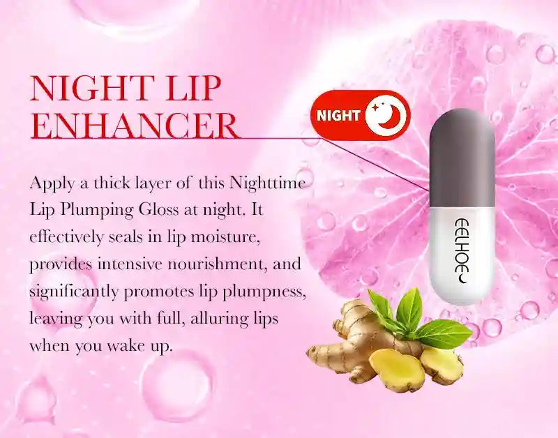 Lip Plumper Serum | Natural Moisturizing Lip Treatment | Tidesmit Lip Care Tidesmit