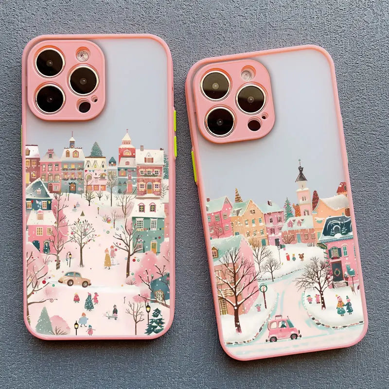 Christmas Cartoon Phone Case for iPhone 16 Pro Max - Shock-Absorbing Cover Tidesmit