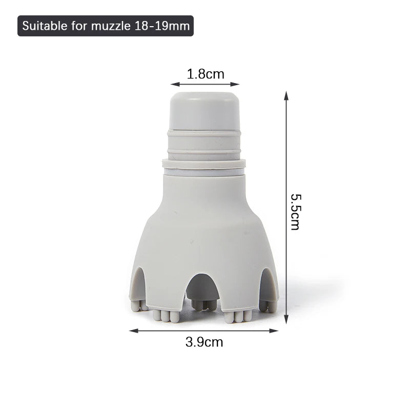 Massage Gun Replacement Heads | Muscle Relief Set 18mm & 12mm Fascia Gun 1819mm Tidesmit