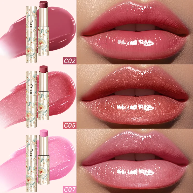 Moisturizing Tinted Lip Balm - Hydrating Lip Care with 6 Vibrant Shades Lip Care C02 C05 C07 Tidesmit