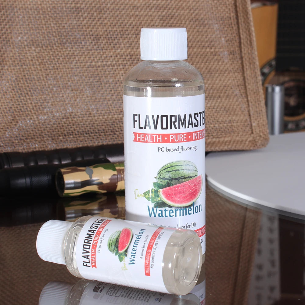 Watermelon Flavor Concentrate PG Based Water Soluble Sweet Fruit Taste Strong Aroma Stable for DIY VP Liquid & Home Brewing