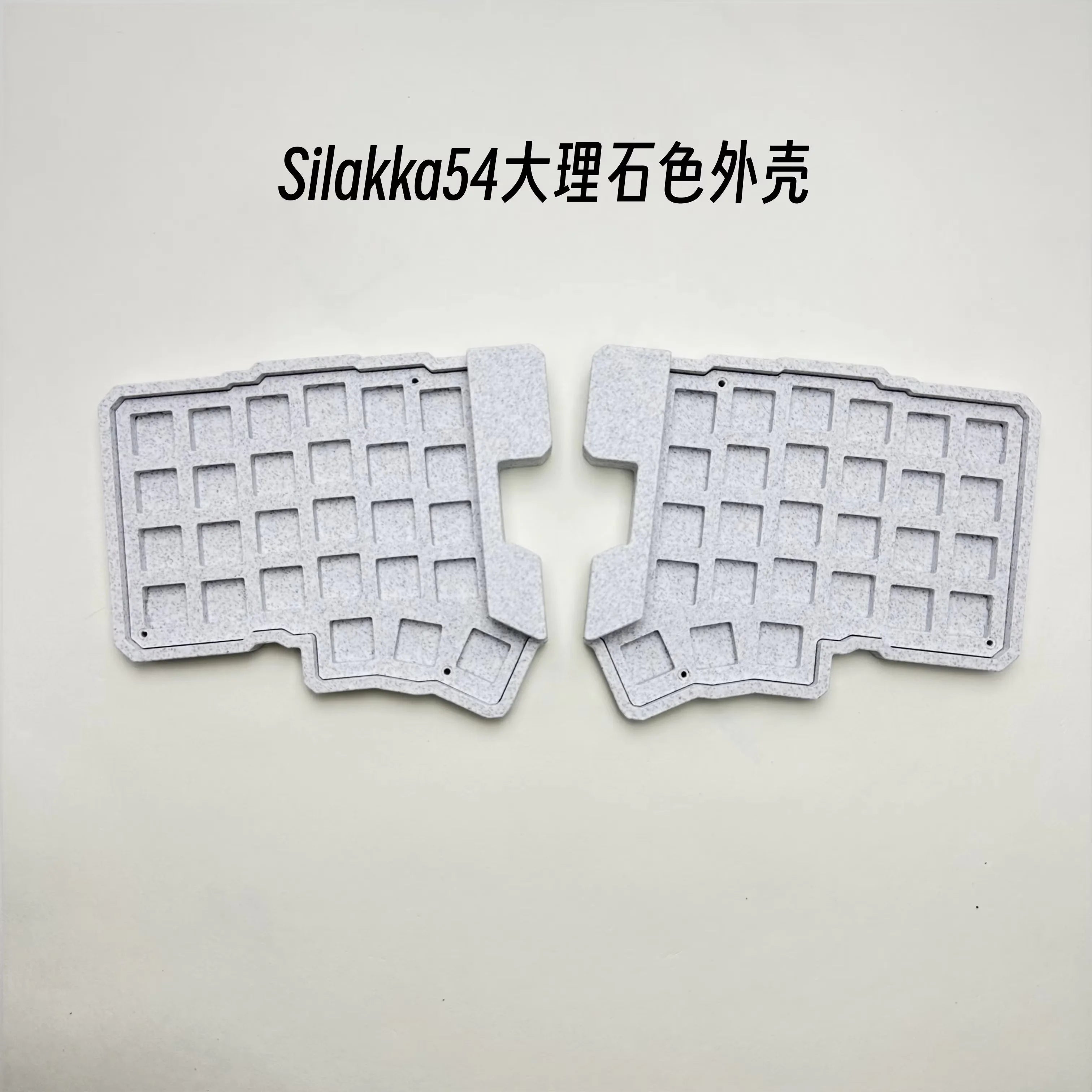 Silakka54 Split Keyboard Wired Hot Swap Support QMK/VIAL Keyboard Ergonomics RP2040zero Customized PC Gamer Accessories