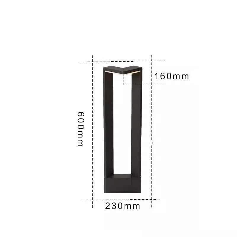 New LED Lawn Light Outdoor Waterproof IP65 110V 220V 230V Street Lamp For Garden Path Landscape Park Villa Courtyard Lighting