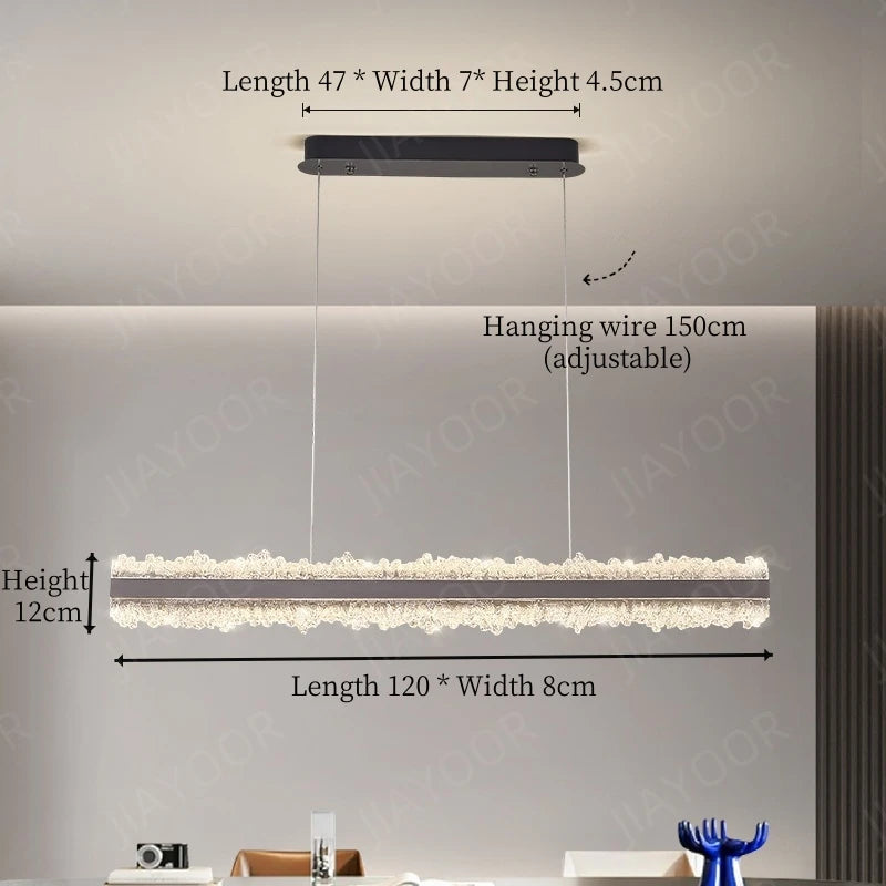 LED Ring Light Chandelier 120cm - Dimmable Rose Gold & Grey Grey 120cm Tidesmit