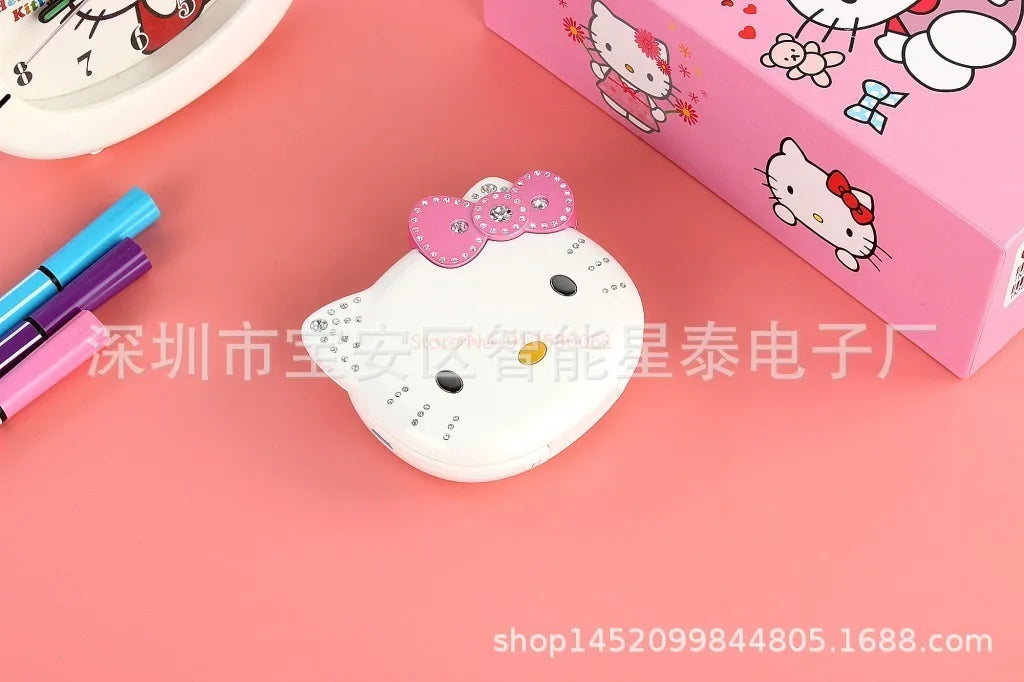 2024 Sanrio Hello Kitty Flip Phone Kawaii K688 Cartoon Taiml Cute Mini Phone Birthday Fashion Gift Toys Christmas For Anime Fans