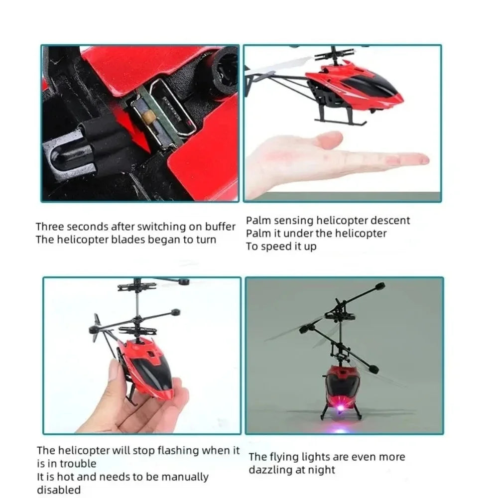 Mini RC Drone for Kids - Rechargeable Remote Control Helicopter Tidesmit