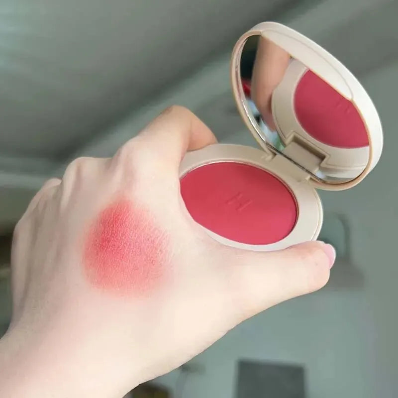 Tidesmit HERORANGEHR526 monochromatic blush shade swatch showcasing waterproof sweat-proof long-lasting face makeup