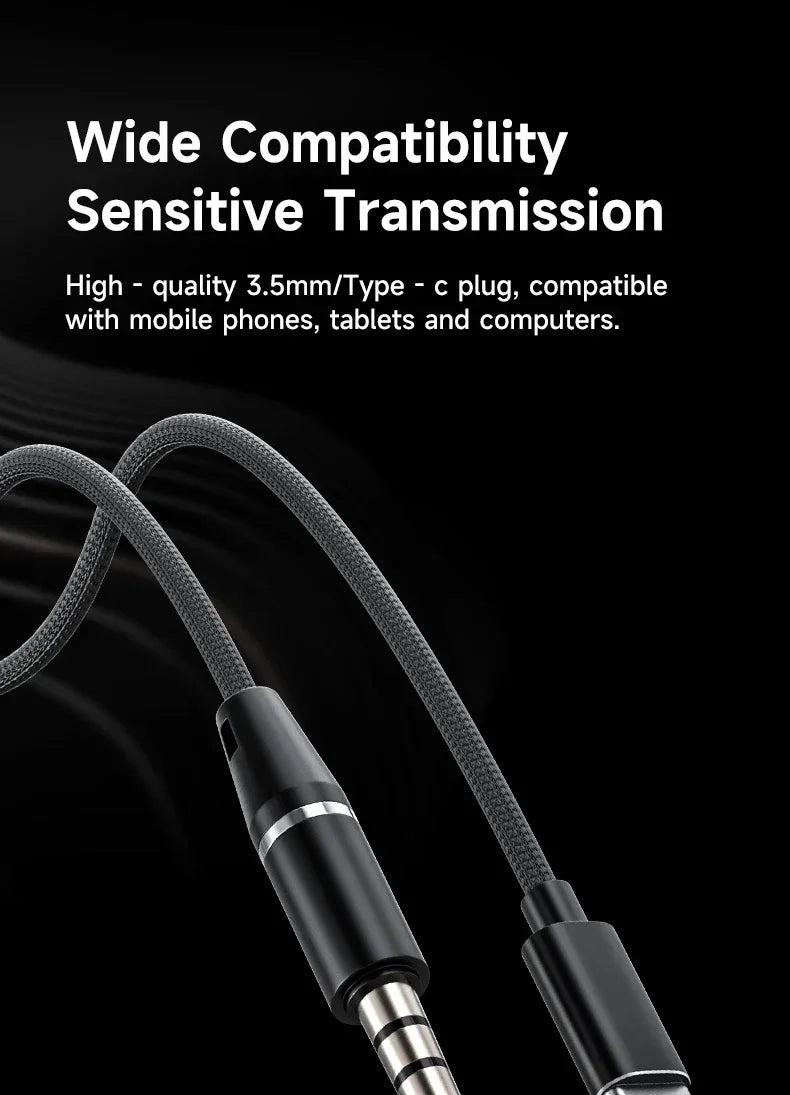 Tidesmit Open Ear Gaming Headset | Wired ENC Mic | 3.5mm & Type-C Options Tidesmit