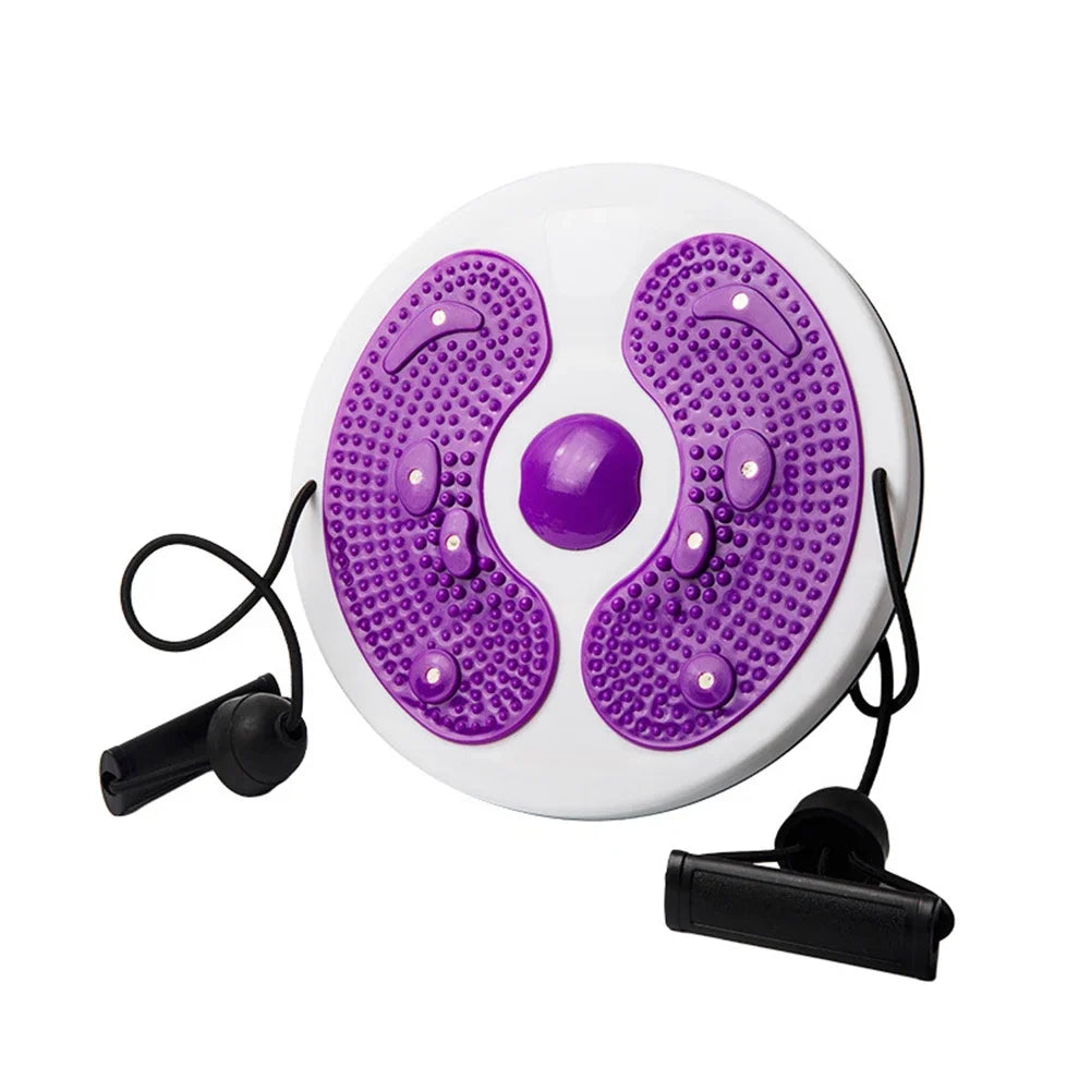 Waist Twisting Disc for Core Workout - Portable Fitness Board Body Shaping Massage Equipment Purple Tidesmit