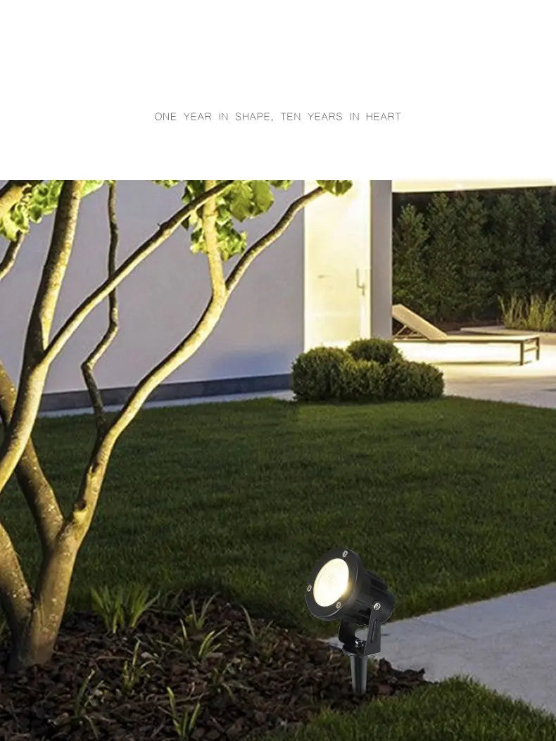LED Garden Lights Outdoor Waterprof Lawn Lamp 220V110V12V 5W10W15W20W Landscape Spike Bulb IP65 Led Light Garden Path Spotlights
