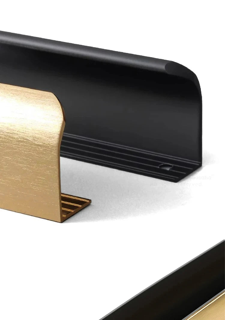 Aluminum Alloy Handles Invisible Furniture Pulls Cabinet Drawer Knobs Wardrobe Door Handles Hidden Hardware Accessories
