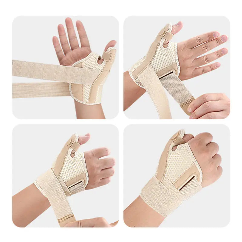Breathable Flexible Wrist Splint Thumb Support Brace Comfortable Thumb Protector Guard Relieve Discomfort From Arthritis