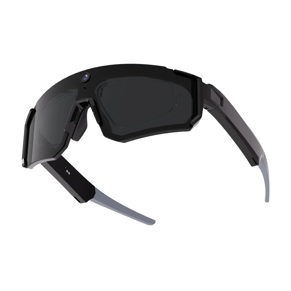 4K Camera Bluetooth Polarized Smart Glasses - UV400 Cycling Series Black Tidesmit