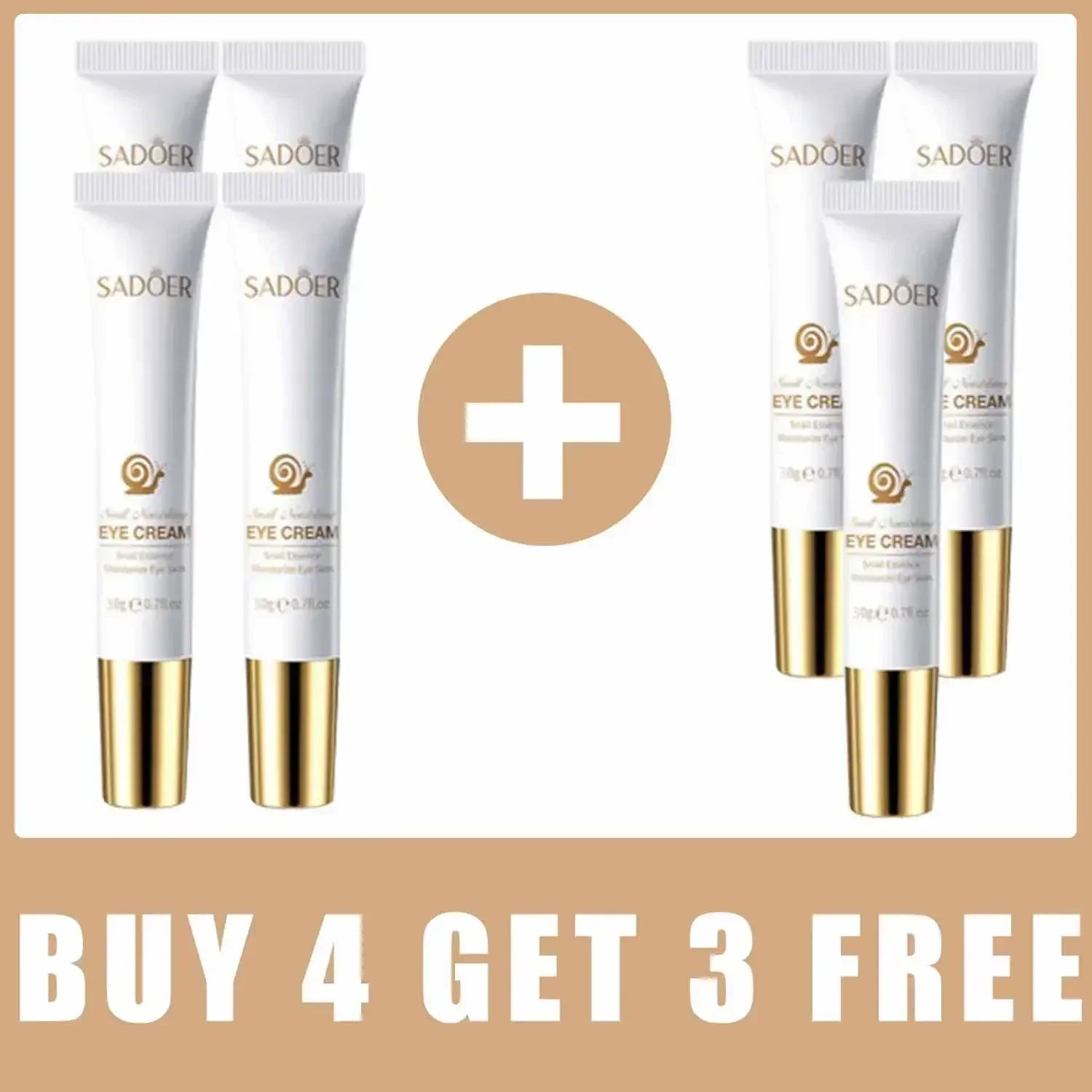 Instant Anti Aging Eye Cream for Dark Circles and Puffiness | Tidesmit Relaxation Treatment Buy 4 get 3 off Tidesmit