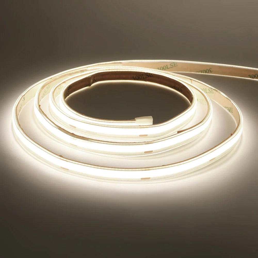 IP67 Waterproof COB LED Strip Light 12V 24V 3000K 4000K 6000K Flexible Led Tape 5m 10m 20m 0.5m 1m 2m 480LEDs/m Linear Lighting