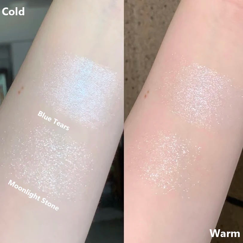 Tidesmit Flower Knows Little Angel relief highlight palette texture close-up for radiant face makeup contouring