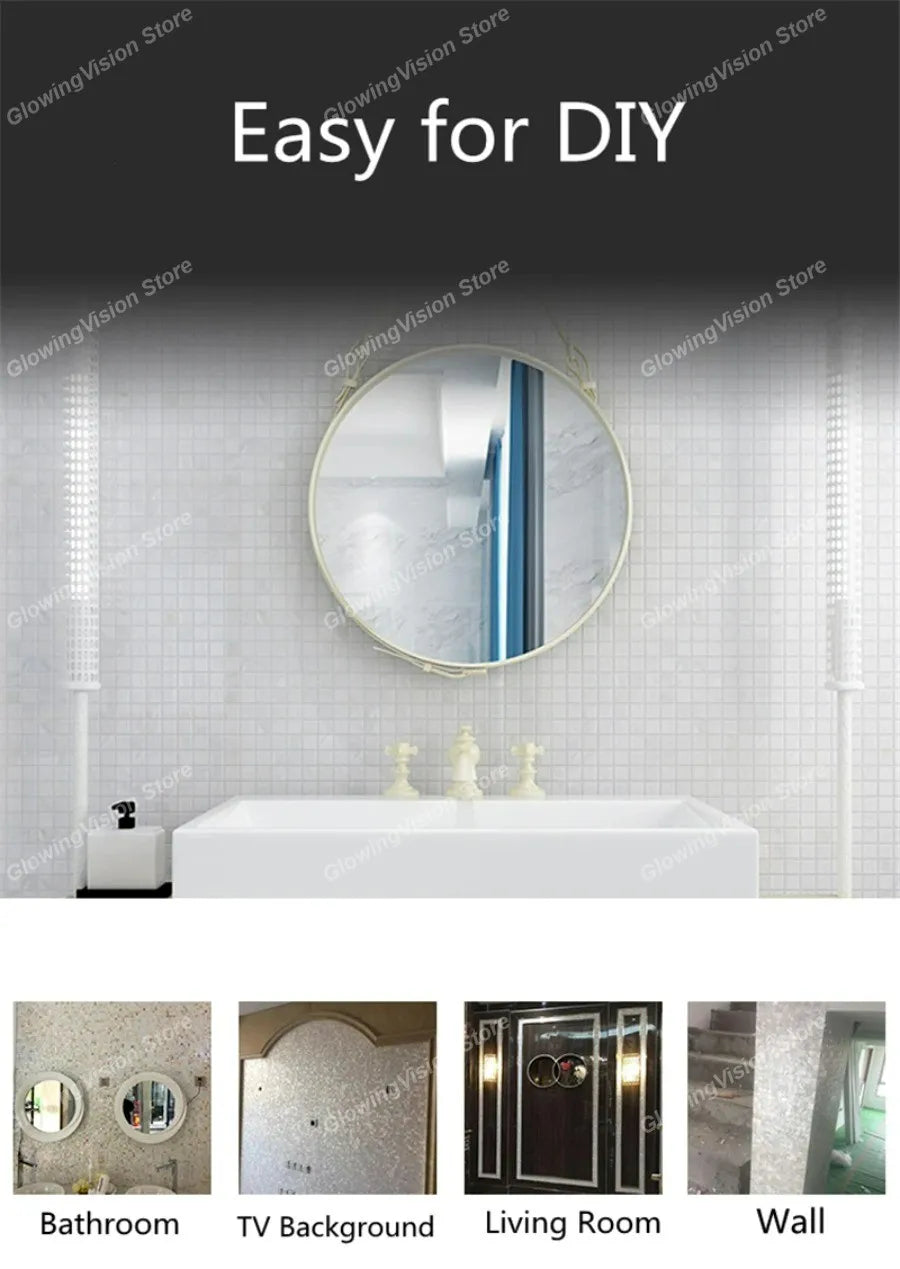 30 CM Natural Shell Mosaic Tile Sticker Sheet Mother of Pearl Wallpaper Tile for Interior Decoration Bathroom Kitchen Wall Tiles