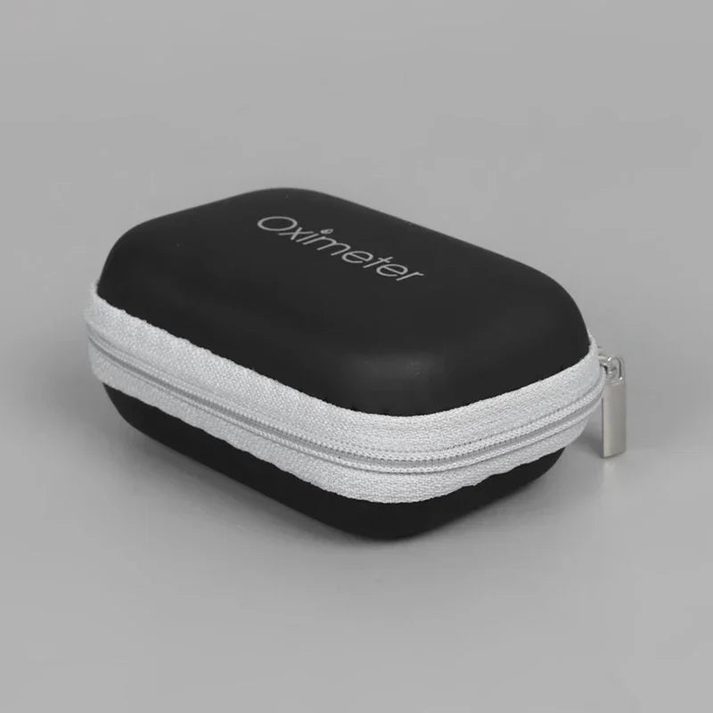 Rechargeable Fingertip Pulse Oximeter Medical Oximeter Strap Lanyard Blood Oxygen Saturation Monitor Digital LED Display Child