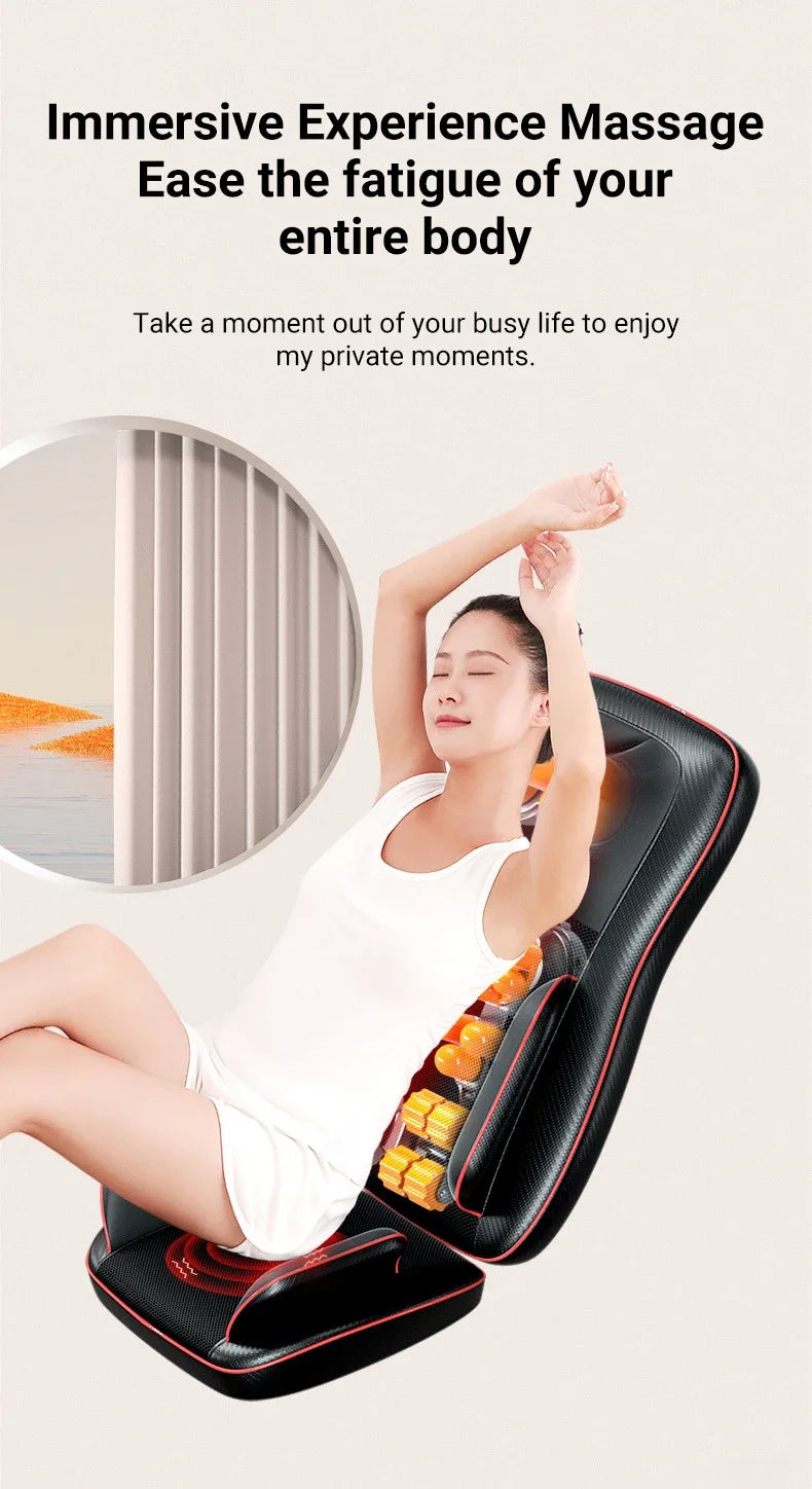 Tidesmit Electric Massage Chair for Neck and Back Pain Relief - 220V EU Massage Chairs Tidesmit