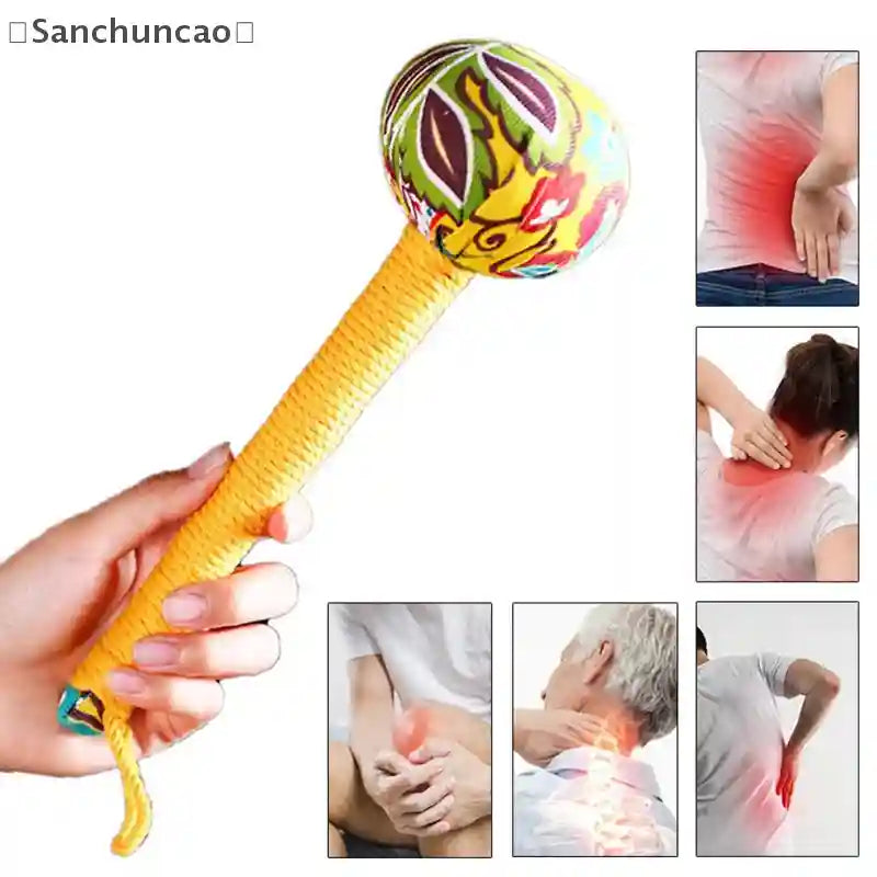Wormwood Massage Hammer for Lymphatic Drainage and Back Muscle Relief Massage Roller Tidesmit