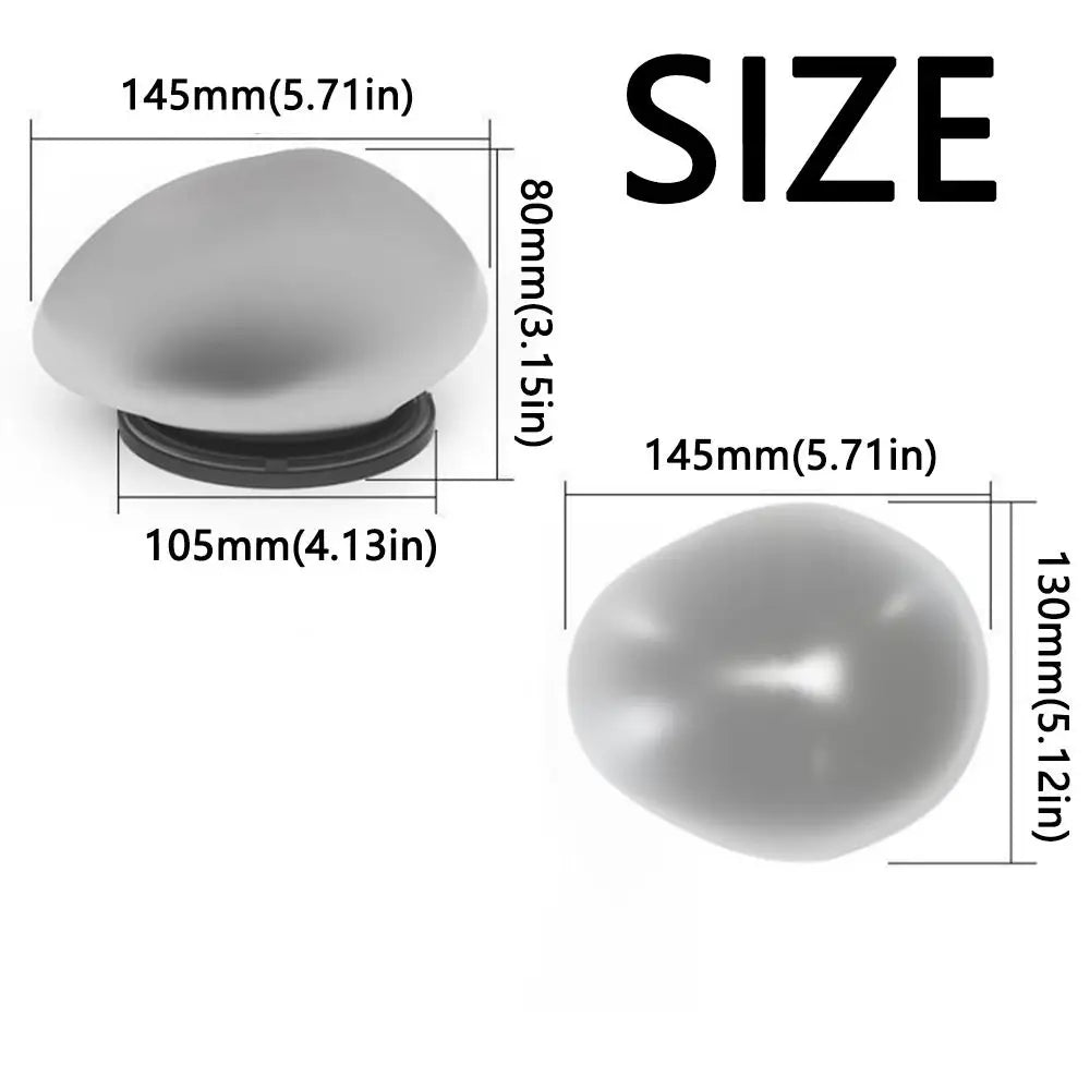 Solar Stone Light Frosted Glass Ground Lamp Outdoor Waterproof Lantern for Garden Green Light Lawn Courtyard Decorative Lamp
