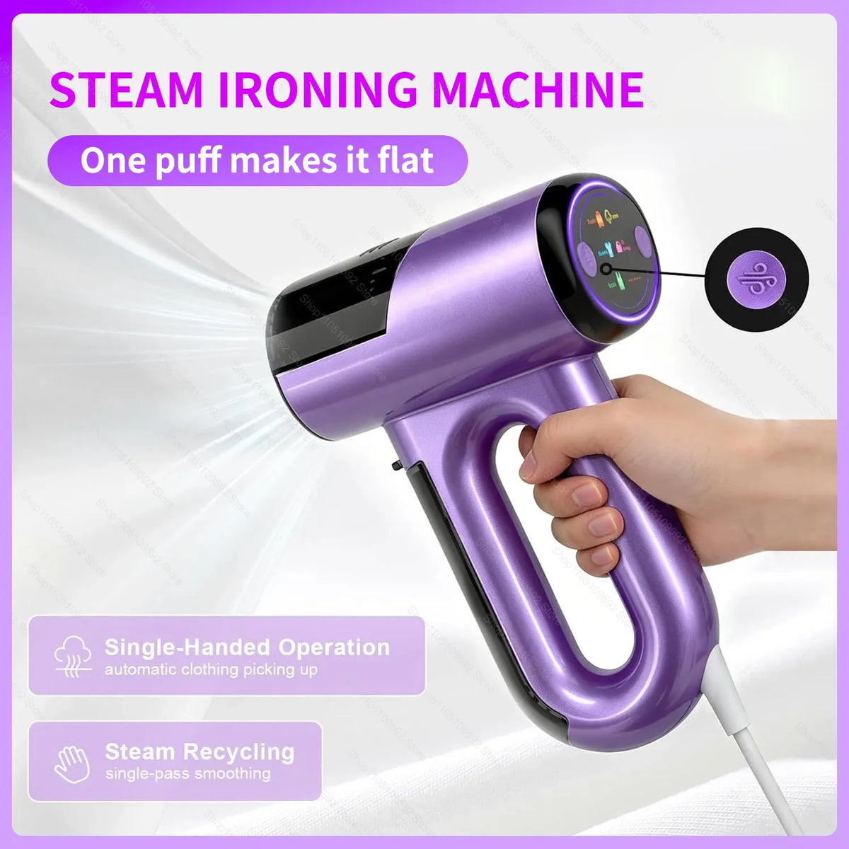 CENRR Handheld Steam Iron Garment Steamer 220V-240V EU Plug